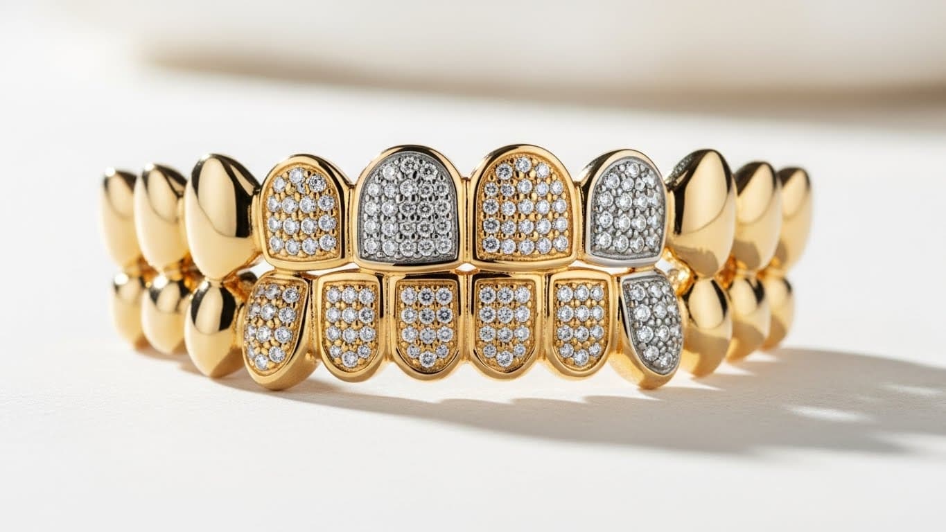 Diamond Embedded Grillz